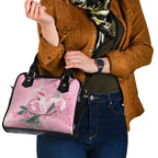 Pink Cockatoo Australia Shoulder Handbag Aussie Cacatua Leadbeateri - Aboriginal Art