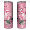 Pink Cockatoo Australia Skinny Tumbler Aussie Cacatua Leadbeateri - Aboriginal Art