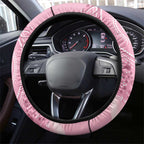 Pink Cockatoo Australia Steering Wheel Cover Aussie Cacatua Leadbeateri - Aboriginal Art