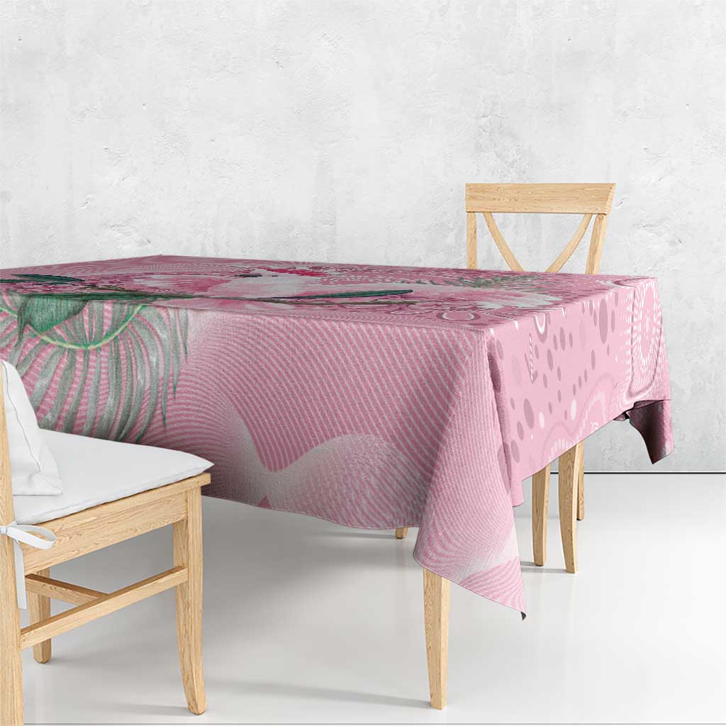 Pink Cockatoo Australia Tablecloth Aussie Cacatua Leadbeateri - Aboriginal Art