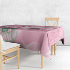 Pink Cockatoo Australia Tablecloth Aussie Cacatua Leadbeateri - Aboriginal Art