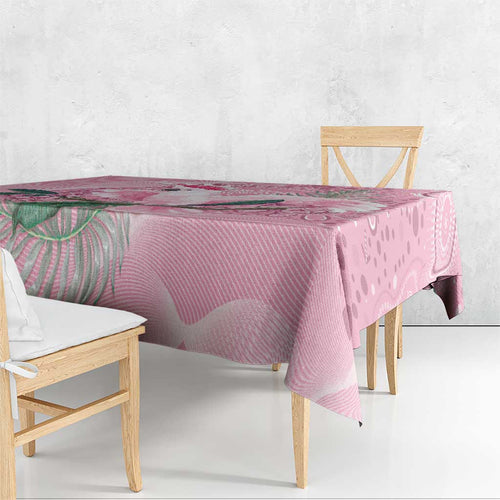 Pink Cockatoo Australia Tablecloth Aussie Cacatua Leadbeateri - Aboriginal Art