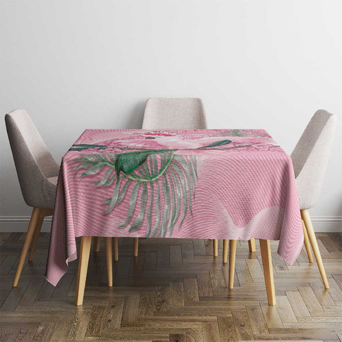 Pink Cockatoo Australia Tablecloth Aussie Cacatua Leadbeateri - Aboriginal Art