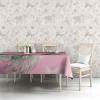 Pink Cockatoo Australia Tablecloth Aussie Cacatua Leadbeateri - Aboriginal Art