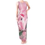 Pink Cockatoo Australia Tank Maxi Dress Aussie Cacatua Leadbeateri - Aboriginal Art
