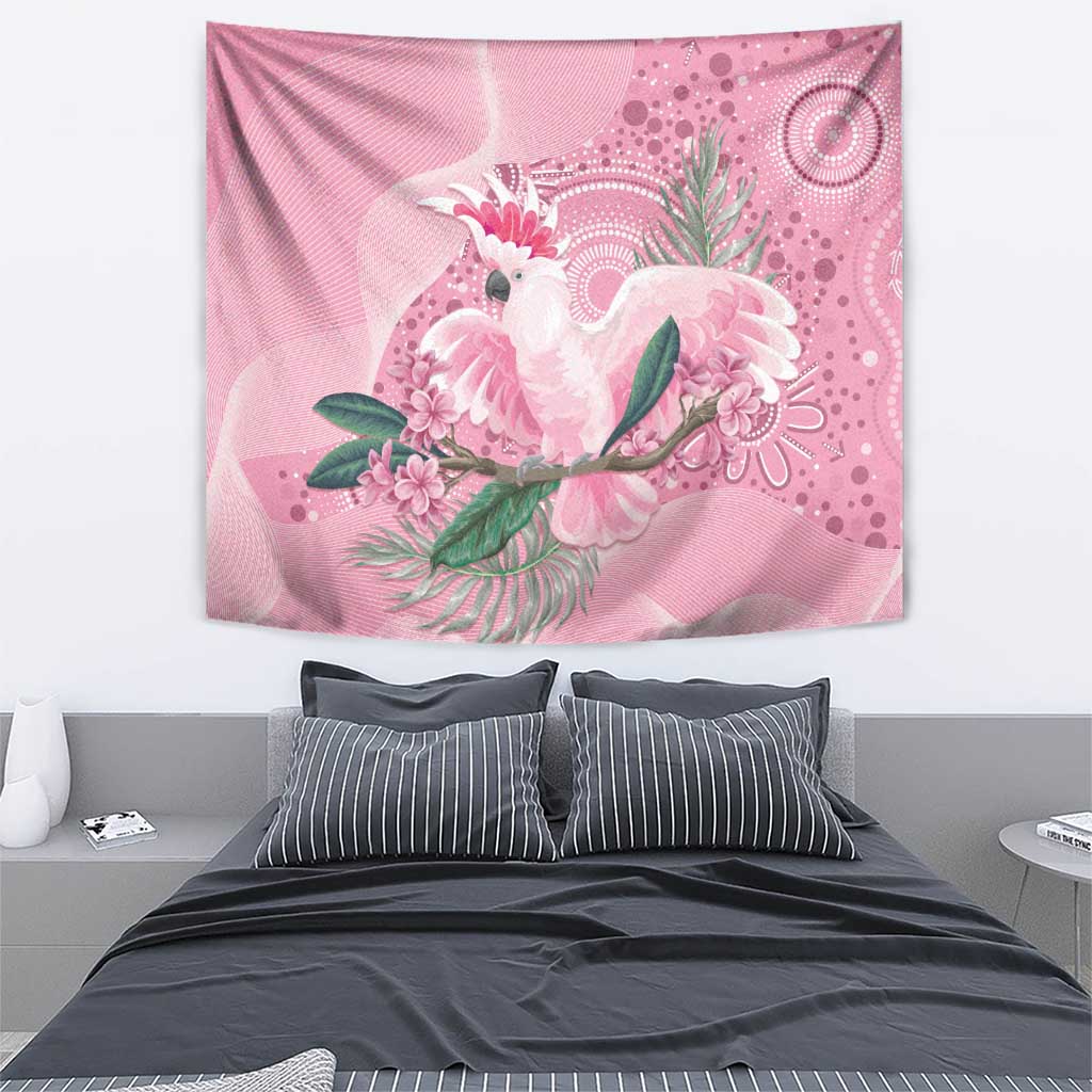 Pink Cockatoo Australia Tapestry Aussie Cacatua Leadbeateri - Aboriginal Art