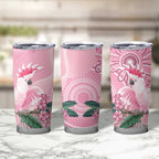 Pink Cockatoo Australia Tumbler Cup Aussie Cacatua Leadbeateri - Aboriginal Art