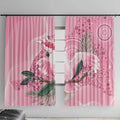 Pink Cockatoo Australia Window Curtain Aussie Cacatua Leadbeateri - Aboriginal Art