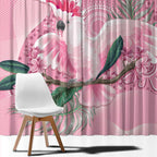Pink Cockatoo Australia Window Curtain Aussie Cacatua Leadbeateri - Aboriginal Art