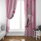 Pink Cockatoo Australia Window Curtain Aussie Cacatua Leadbeateri - Aboriginal Art