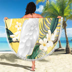 Australia Cacatua Galerita Beach Blanket Sulphur-Crested Cockatoo - Aboriginal Art