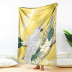 Australia Cacatua Galerita Blanket Sulphur-Crested Cockatoo - Aboriginal Art