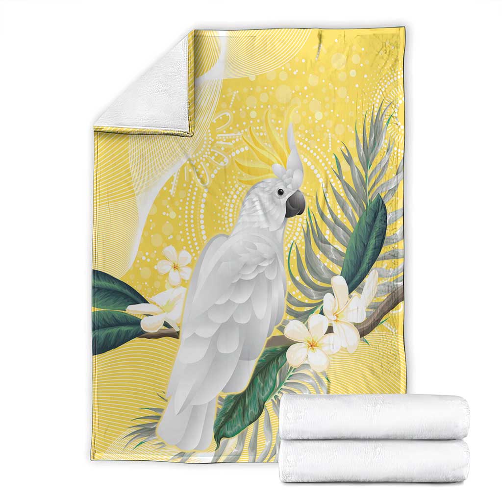 Australia Cacatua Galerita Blanket Sulphur-Crested Cockatoo - Aboriginal Art