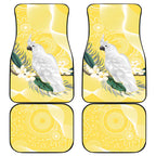Australia Cacatua Galerita Car Mats Sulphur-Crested Cockatoo - Aboriginal Art