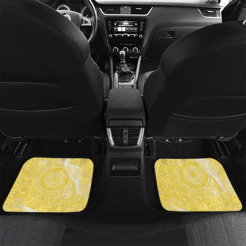 Australia Cacatua Galerita Car Mats Sulphur-Crested Cockatoo - Aboriginal Art