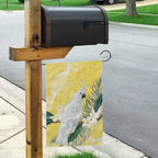 Australia Cacatua Galerita Garden Flag Sulphur-Crested Cockatoo - Aboriginal Art