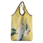 Australia Cacatua Galerita Grocery Bag Sulphur-Crested Cockatoo - Aboriginal Art
