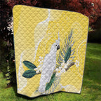 Australia Cacatua Galerita Quilt Sulphur-Crested Cockatoo - Aboriginal Art