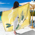 Australia Cacatua Galerita Sarong Sulphur-Crested Cockatoo - Aboriginal Art