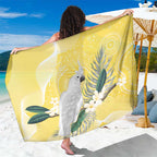 Australia Cacatua Galerita Sarong Sulphur-Crested Cockatoo - Aboriginal Art