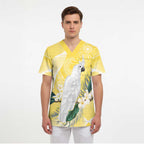 Australia Cacatua Galerita Scrub Top Sulphur-Crested Cockatoo - Aboriginal Art - Aussie Hoodie