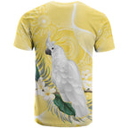 Australia Cacatua Galerita T Shirt Sulphur-Crested Cockatoo - Aboriginal Art