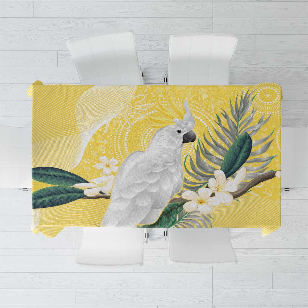 Australia Cacatua Galerita Tablecloth Sulphur-Crested Cockatoo - Aboriginal Art