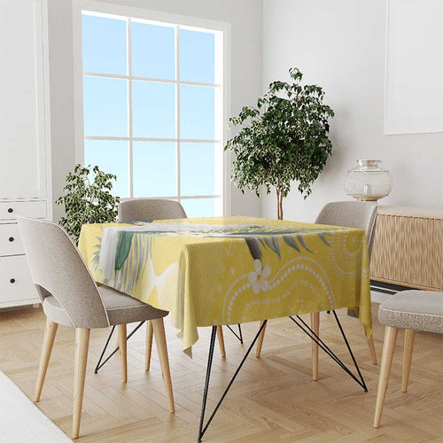 Australia Cacatua Galerita Tablecloth Sulphur-Crested Cockatoo - Aboriginal Art