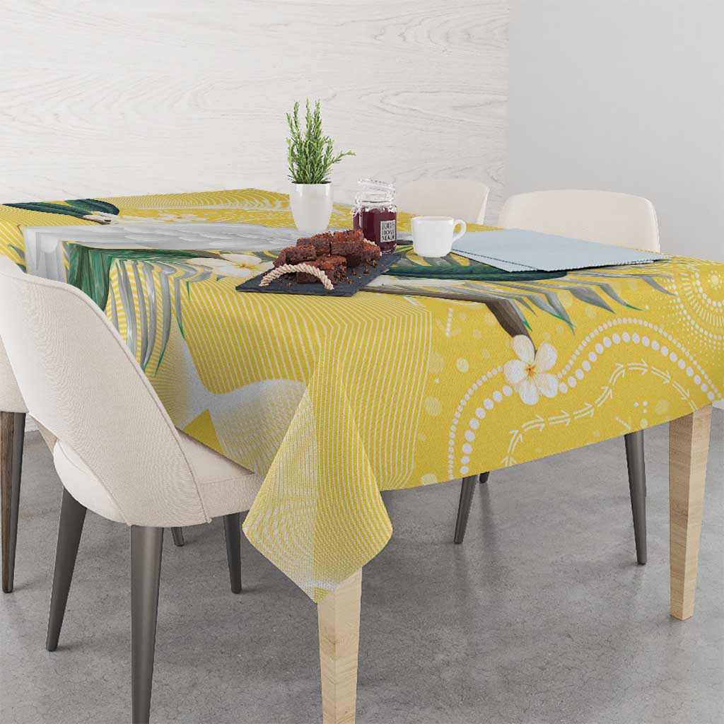 Australia Cacatua Galerita Tablecloth Sulphur-Crested Cockatoo - Aboriginal Art