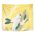 Australia Cacatua Galerita Tapestry Sulphur-Crested Cockatoo - Aboriginal Art