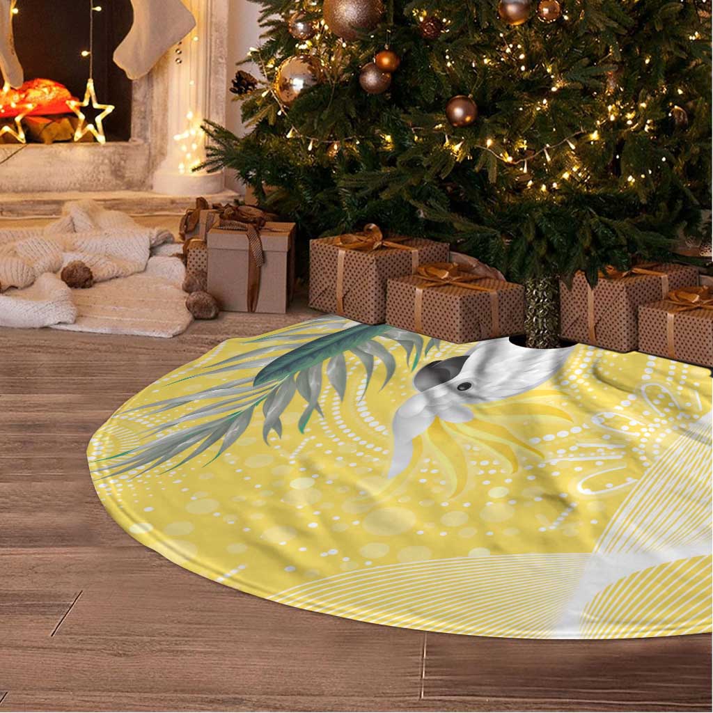 Australia Cacatua Galerita Tree Skirt Sulphur-Crested Cockatoo - Aboriginal Art