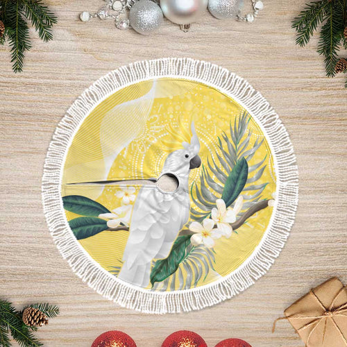 Australia Cacatua Galerita Tree Skirt Sulphur-Crested Cockatoo - Aboriginal Art
