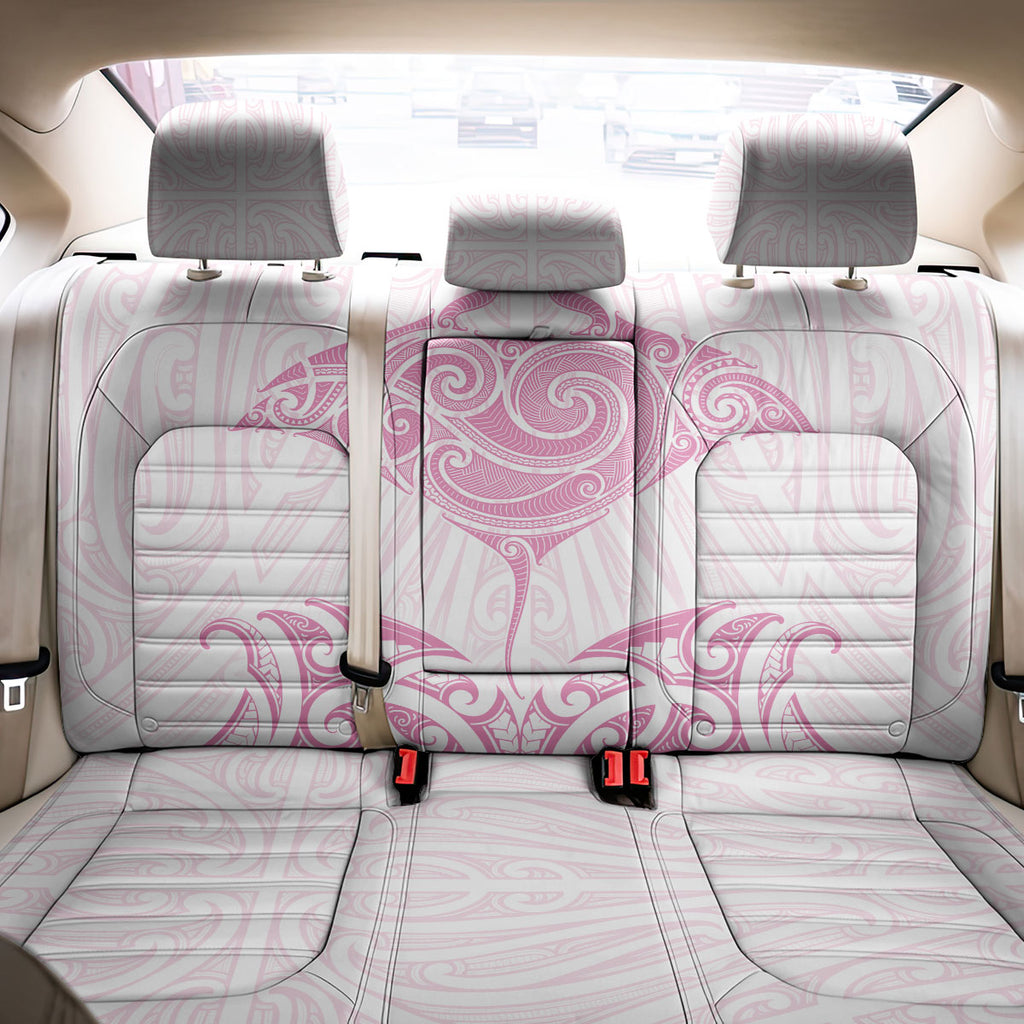 New Zealand Manta Ray Tattoo Back Car Seat Cover Aotearoa Maori Haehae Pink