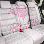 New Zealand Manta Ray Tattoo Back Car Seat Cover Aotearoa Maori Haehae Pink