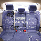 Australia Stomach Cancer Awareness Back Car Seat Cover No One Fights Alone Aboriginal Art