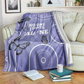 Australia Stomach Cancer Awareness Blanket No One Fights Alone Aboriginal Art