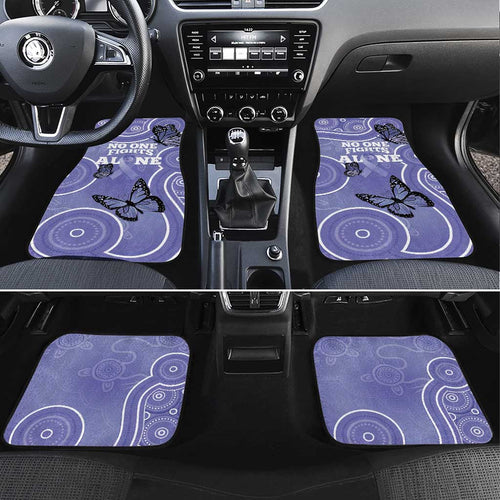 Australia Stomach Cancer Awareness Car Mats No One Fights Alone Aboriginal Art