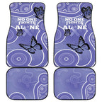 Australia Stomach Cancer Awareness Car Mats No One Fights Alone Aboriginal Art