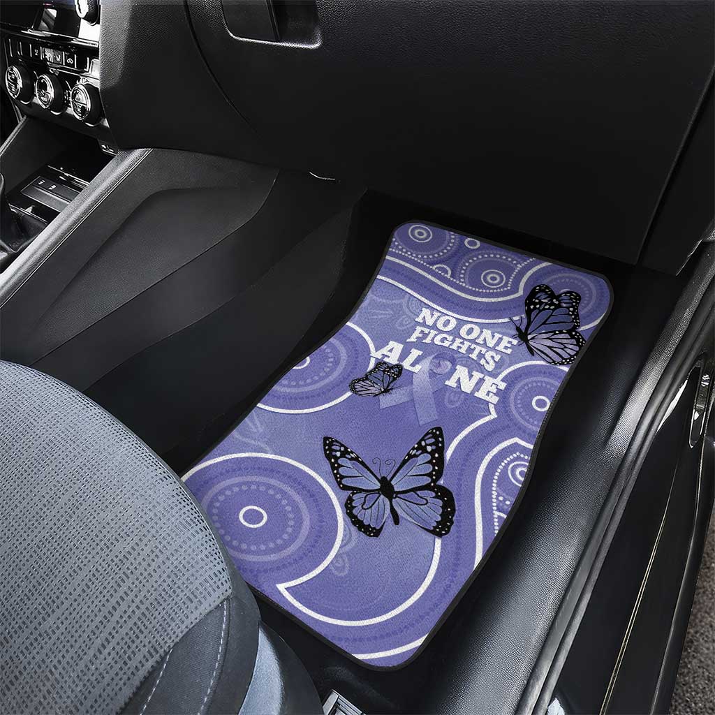 Australia Stomach Cancer Awareness Car Mats No One Fights Alone Aboriginal Art