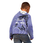 Australia Stomach Cancer Awareness Kid Hoodie No One Fights Alone Aboriginal Art