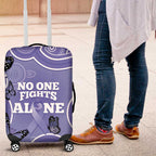 Australia Stomach Cancer Awareness Luggage Cover No One Fights Alone Aboriginal Art