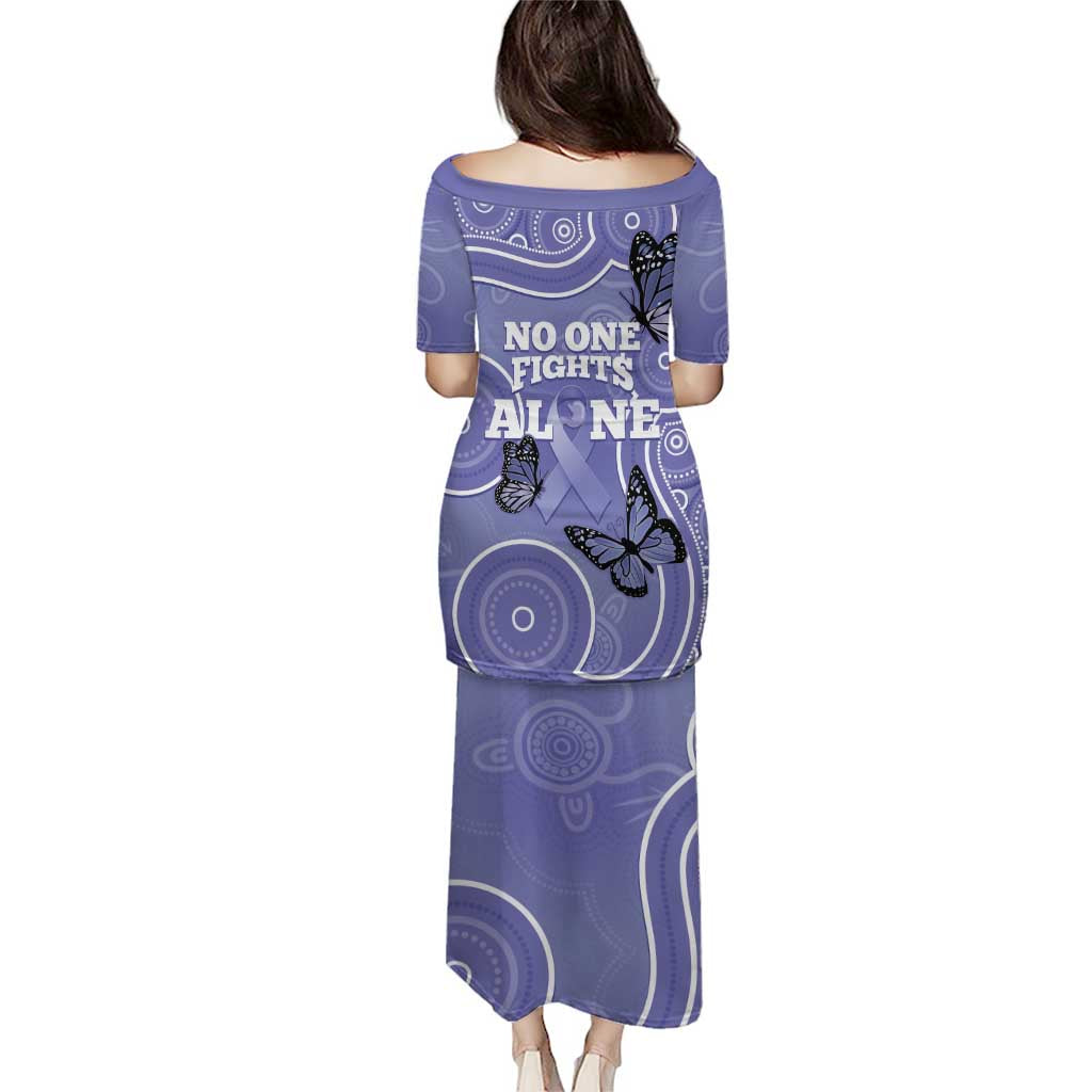 Australia Stomach Cancer Awareness Puletasi No One Fights Alone Aboriginal Art
