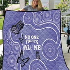 Australia Stomach Cancer Awareness Quilt No One Fights Alone Aboriginal Art