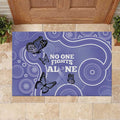 Australia Stomach Cancer Awareness Rubber Doormat No One Fights Alone Aboriginal Art