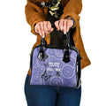 Australia Stomach Cancer Awareness Shoulder Handbag No One Fights Alone Aboriginal Art