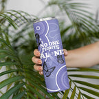 Australia Stomach Cancer Awareness Skinny Tumbler No One Fights Alone Aboriginal Art