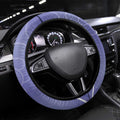 Australia Stomach Cancer Awareness Steering Wheel Cover No One Fights Alone Aboriginal Art