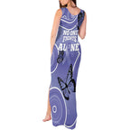 Australia Stomach Cancer Awareness Tank Maxi Dress No One Fights Alone Aboriginal Art