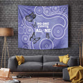 Australia Stomach Cancer Awareness Tapestry No One Fights Alone Aboriginal Art