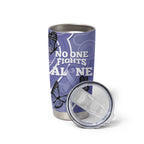 Australia Stomach Cancer Awareness Tumbler Cup No One Fights Alone Aboriginal Art